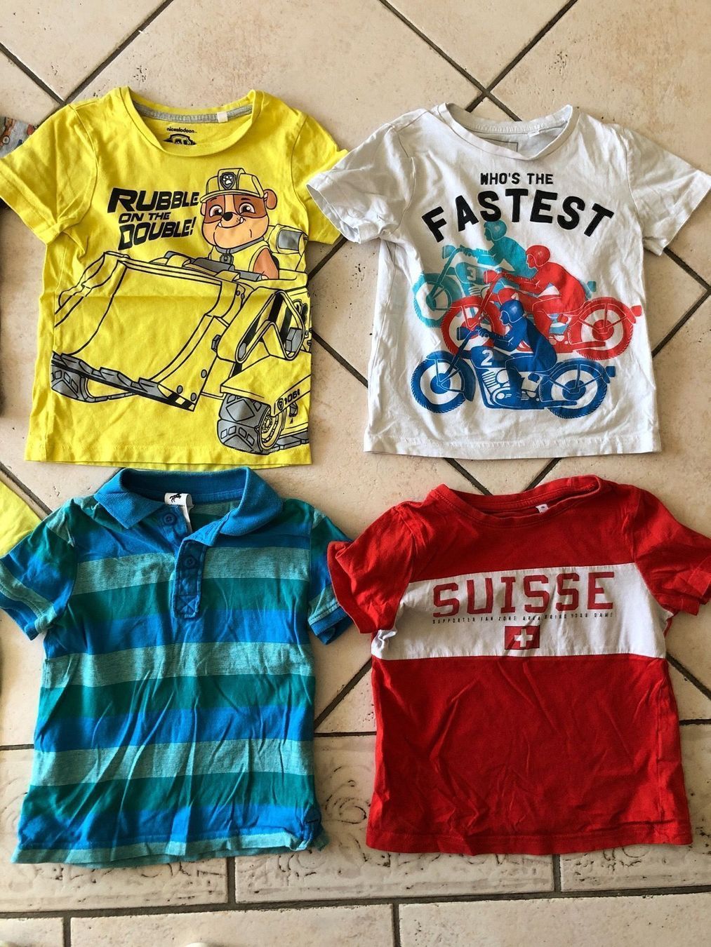 C&A Camicie, T-shirt & Polo: 6 coole C&A T-Shirts Gr.110 – Usato da Obergerlafingen venduto da cabo4 2
