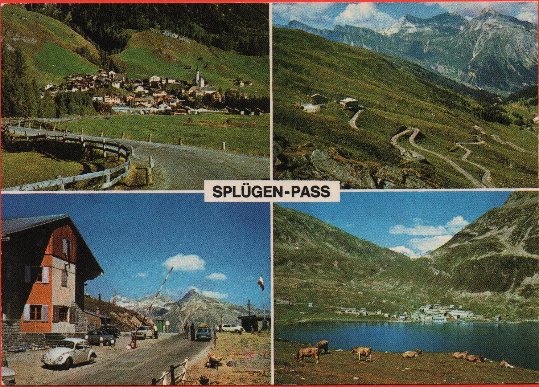 Ansichtskarten: SPLÜGEN-PASS - Passo d. Spluga - Auto – Neu (gemäss Beschreibung) aus Jona von philajona