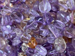 Strang echte Ametrine Nuggets / stone 8-10 mm
