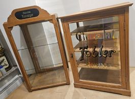 Kein Emailschild,Chocolat Tobler,Favarger,Vitrine,Reklame,Pu