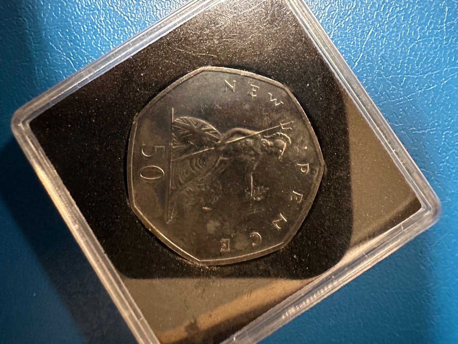 Tutti le monete: ENGLAND 1972 NEW PENCE 50 – Usato da Watt venduto da phila13 1
