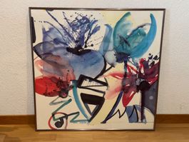Gerahmter Kunstdruck von Mona Arnold 1992, 71x71cm