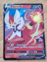 Libero V Feuerfeger Pokemon Karte Nr 043/204 gebraucht
