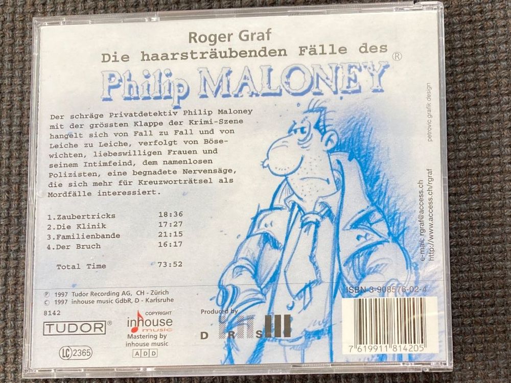 Audiolibri: CD, Philip Maloney Nr. 2 – Usato da Baden venduto da Yoyo1 1