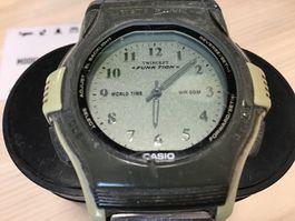 Vintage Casio Twincept Funk-tion Uhr, FKT-200, Rarität