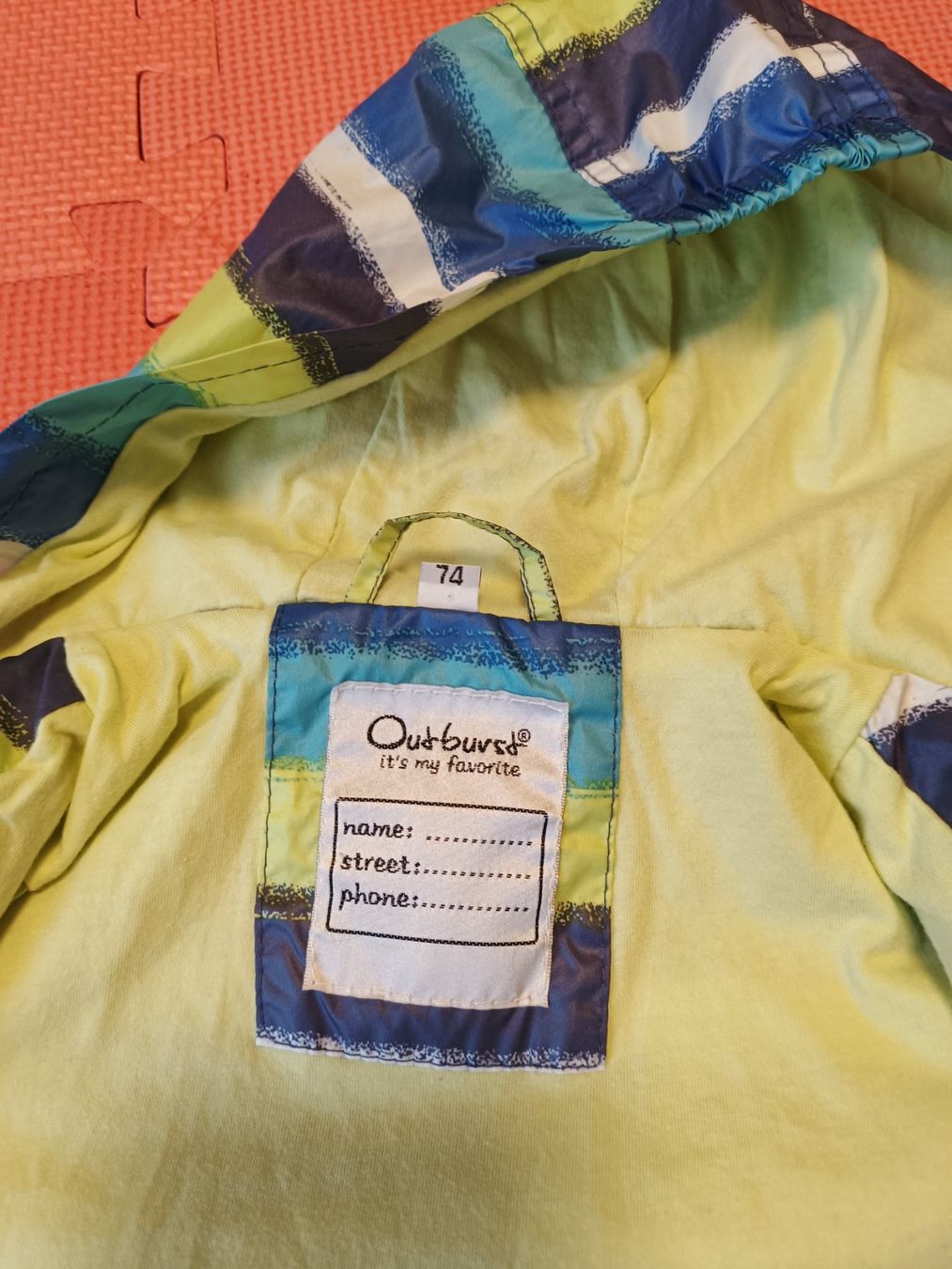 Giacche & Cappotti: Outburst Jacke Gr 74 Baby gestreift – Usato da Oberhofen Thun'see venduto da cri_6md2 2