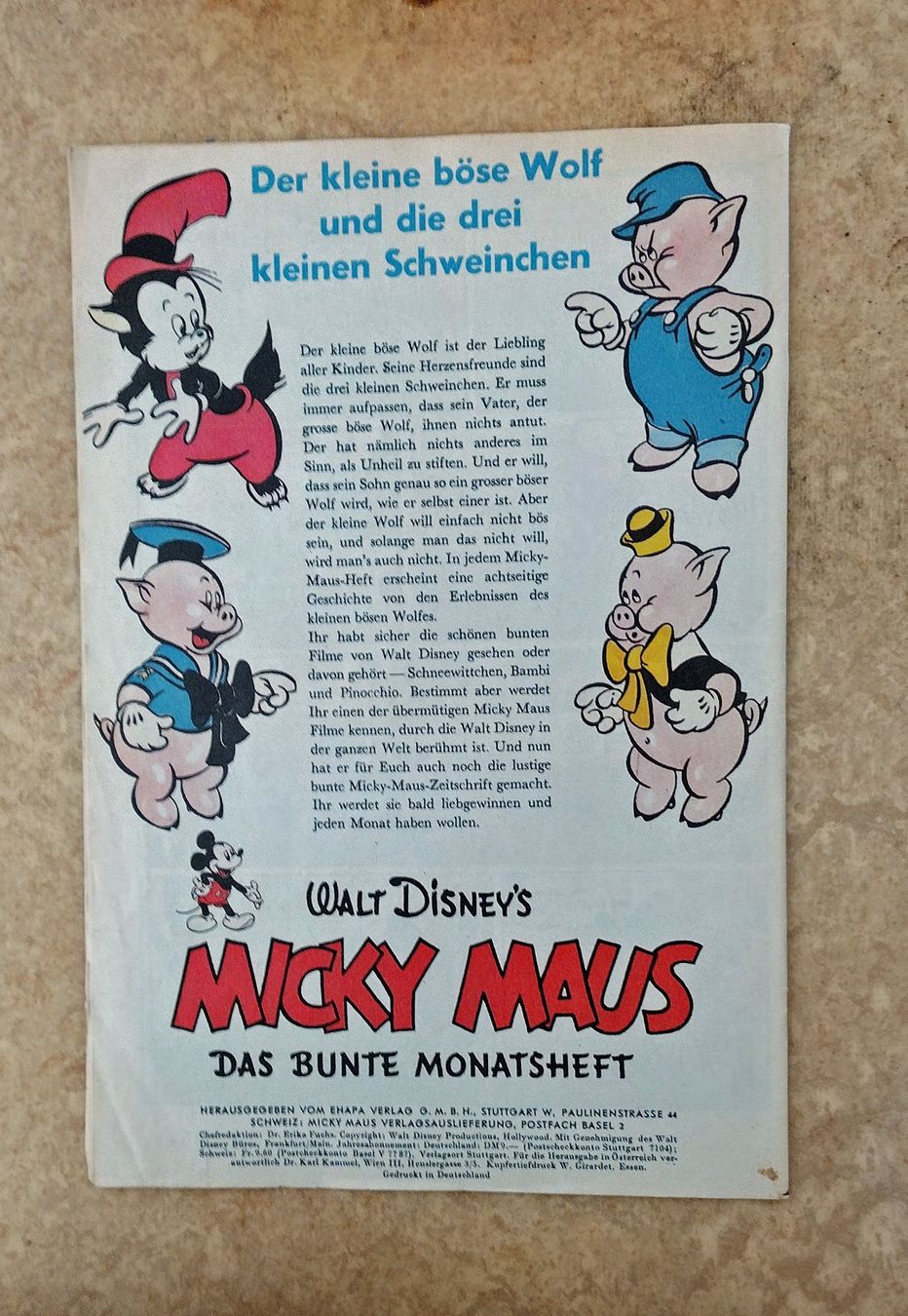 Fumetti: Micky Maus Nr. 2 von 1951 – Usato da Nidau venduto da dan_29s5 1