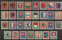 Pro Juventute Nr. J10 - J40, postfrisch ** KP 240.--