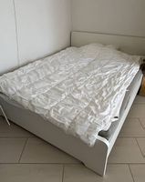 Bett weiss, IKEA, 160