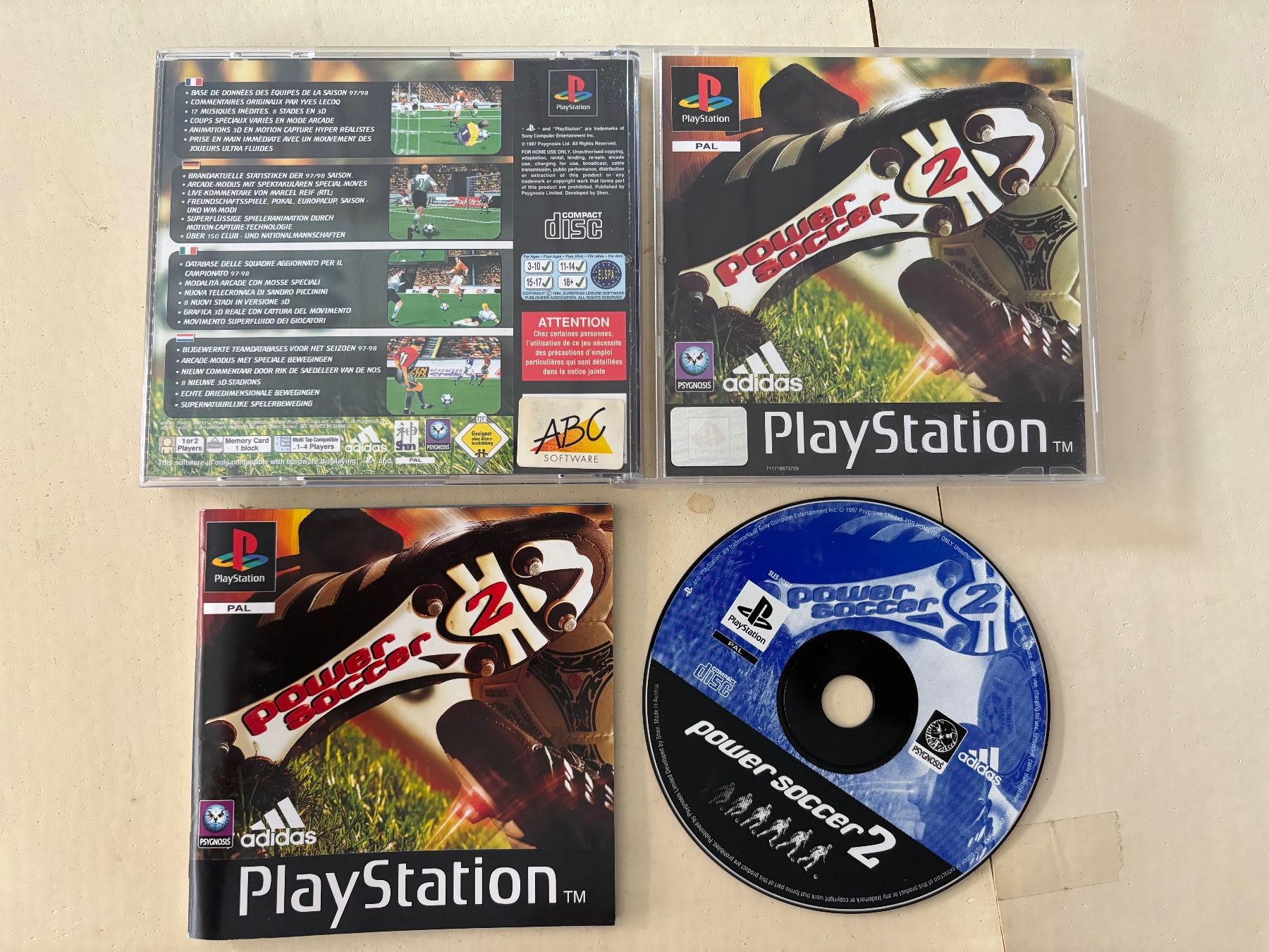 Giochi: adidas Power Soccer 2 (CIB) – Usato da Frenkendorf venduto da Fionchen