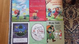 6 Bilderbücher neuwertig. 1 Buch signiert.