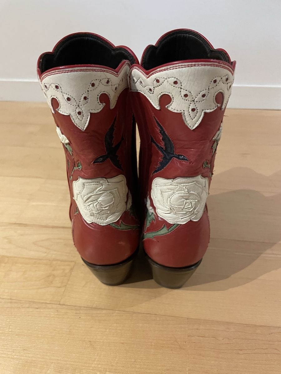 Scarpe per cavalli: Leder Cowboy Boots 38.5 – Nuovo (secondo la descrizione) da Adliswil venduto da alexreducereuse 2