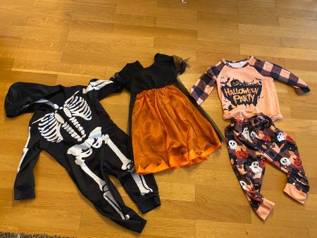 Halloween Kostüme Set, 3 teilig, 3-4 Jahren
