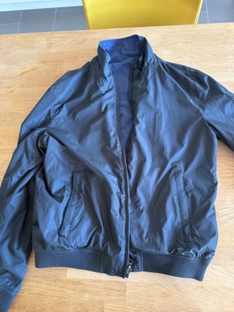 Herbstjavke von Woolrich - zwei Seiten blau/schwarz