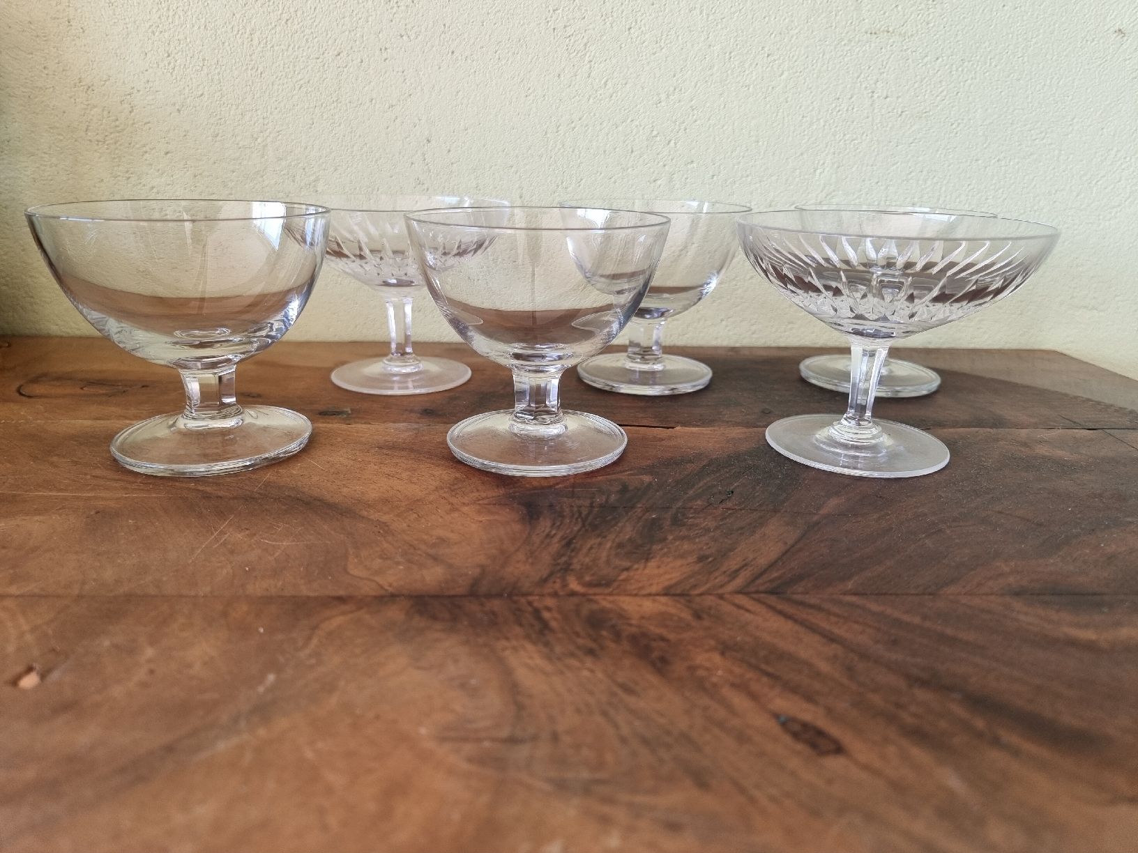 Gläser: 6 Vintage Champagner Gläser Dessertgläser – Gebraucht aus himmelried von bribuli 1