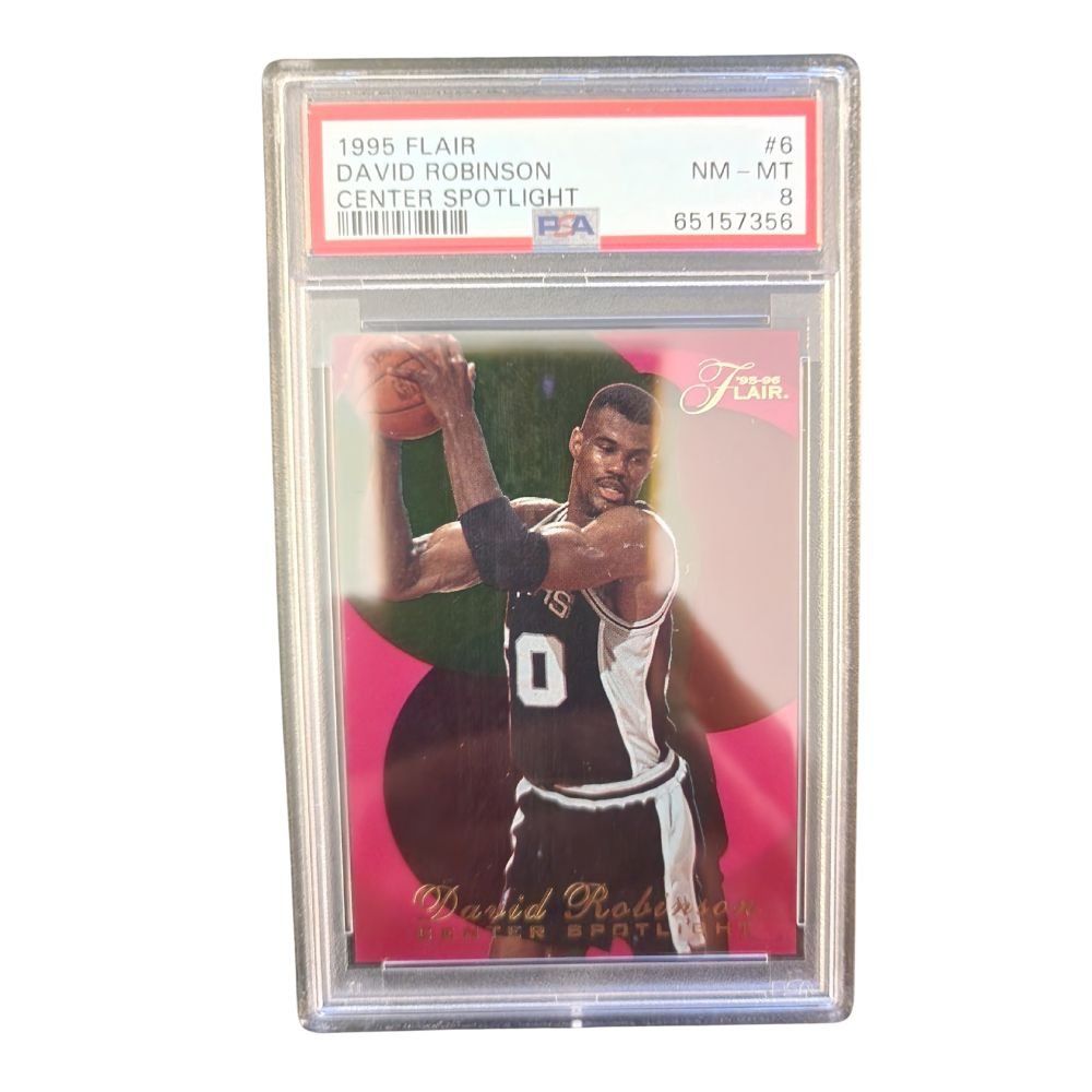 Carte collezionabili: David Robinson 1985 Flair  center spotlight PSA 8 – Usato da Genève venduto da Cardtreasure