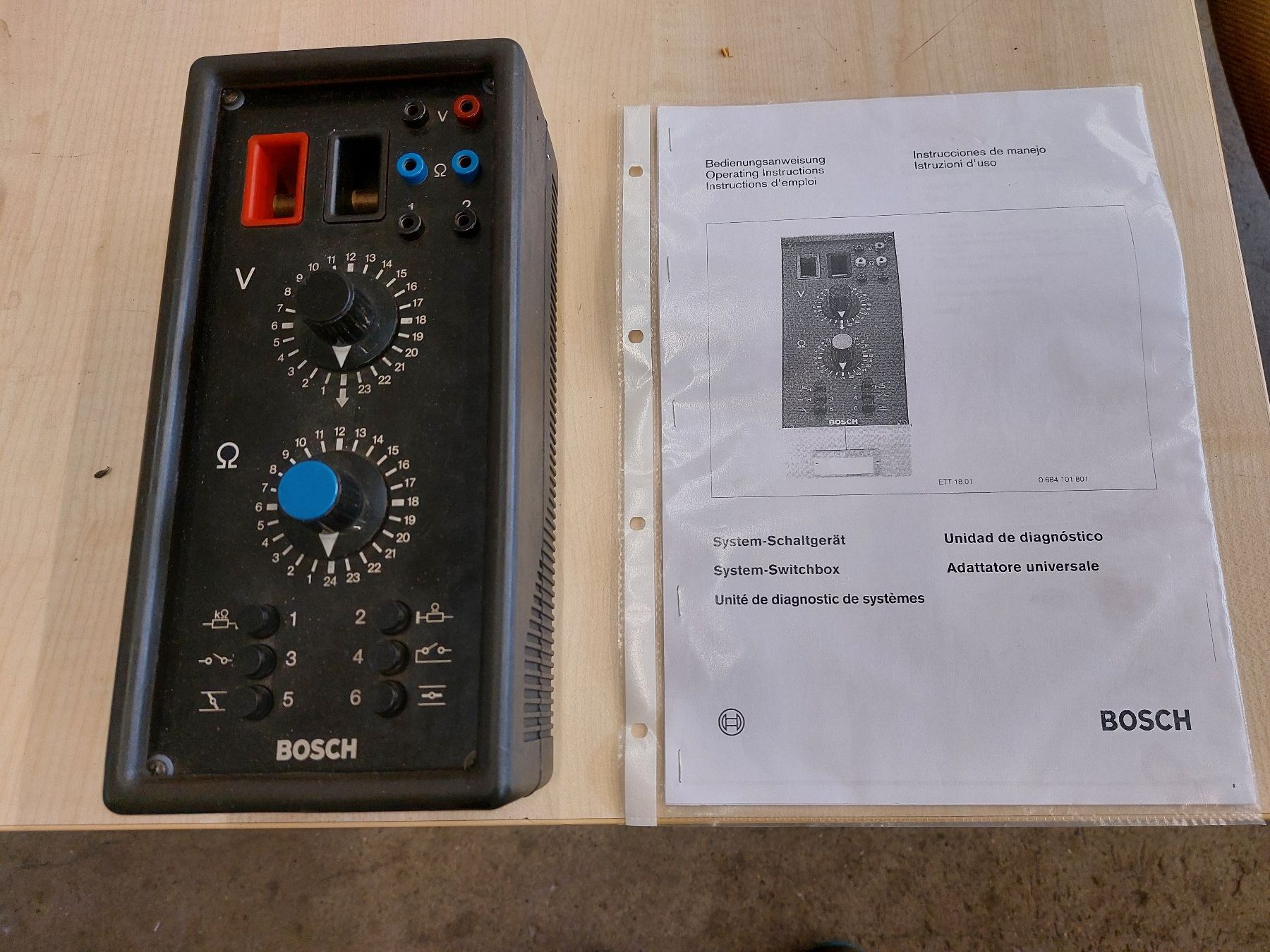 Bosch Misurare: Schaltbox zu Bosch Autotester – Difettoso da Widnau venduto da Kadettcgte1