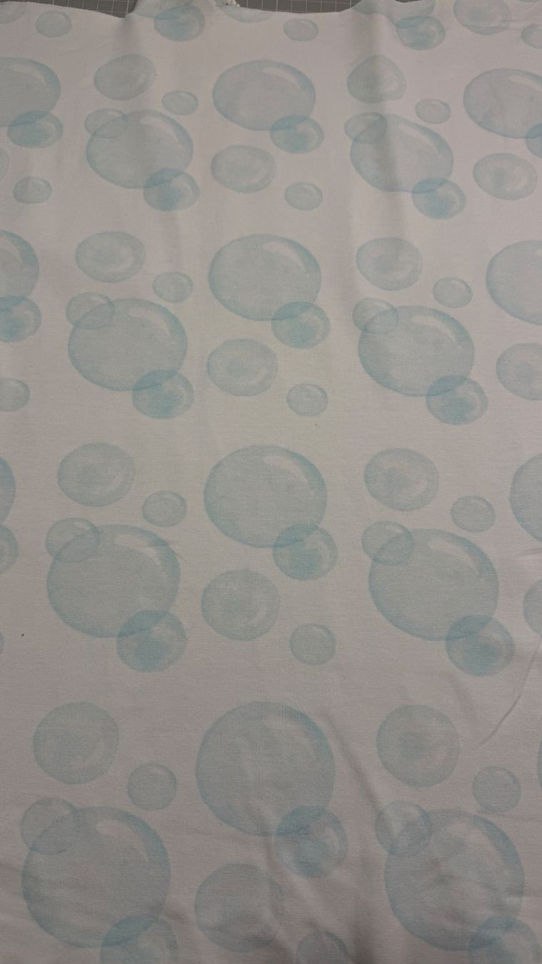 Tissus: Jersey mit Seifenblasen Print – Neuf (Voir description) à Kallnach par schlumpfi