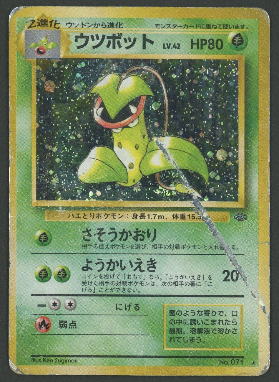Pokémon Sammelbilder & Trading cards: Victreebell Holo Jungle JAP ab 1.- – Gebraucht aus Rupperswil von gengarbasar