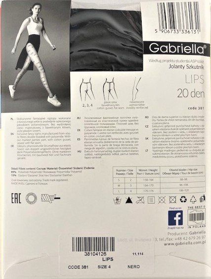 Calze & Collant: Strumpfhose Gabriella Lips – Nuovo e nell'imballaggio originale da Menziken venduto da chianti10 1