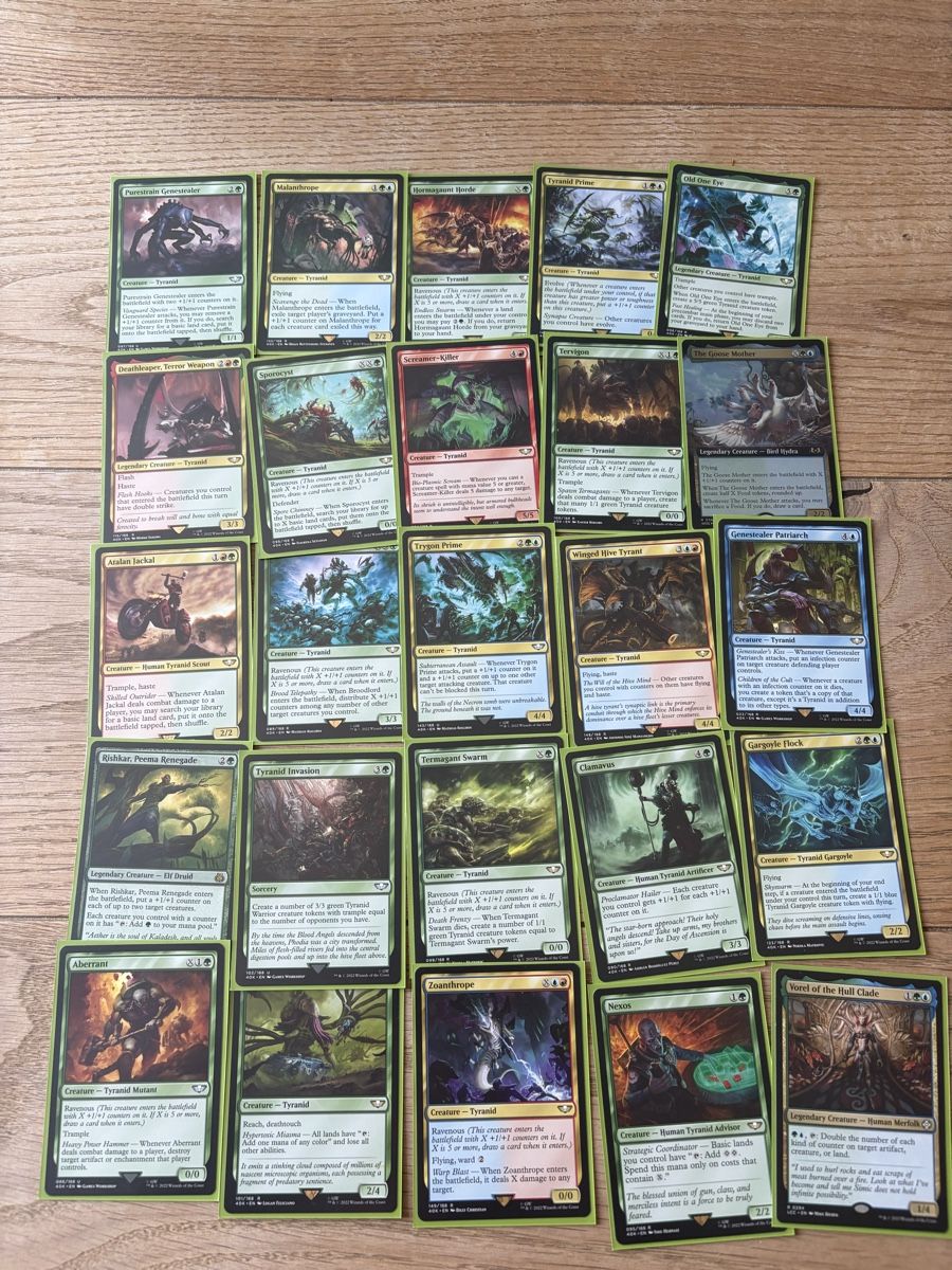 Magic The Gathering Carte collezionabili: Deck commander Tiranidi – Usato da Melide venduto da Cesareee 2