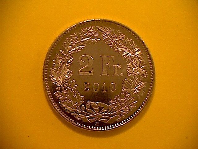 Toutes les monnaies: 2 Fr. 2010 – D'occasion à Buchs AG par Ged8