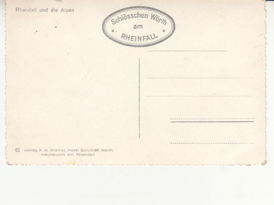 Cartes postales: Rheinfall ca. 1950 coloriert – D'occasion à Bürglen TG par StampGraf 1
