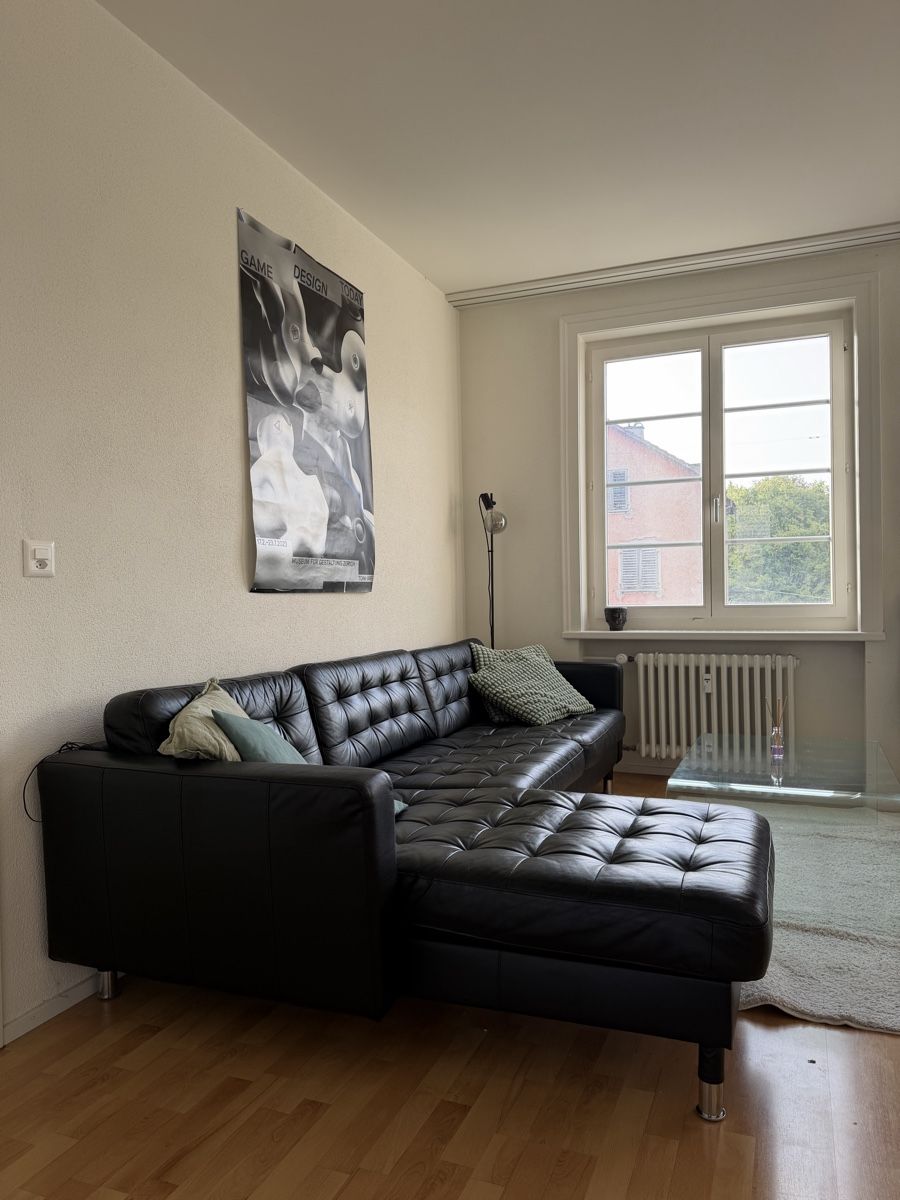 Divani: LANDSKRONA 4er-Sofa Schwarz – Usato da Winterthur venduto da kisremo 1