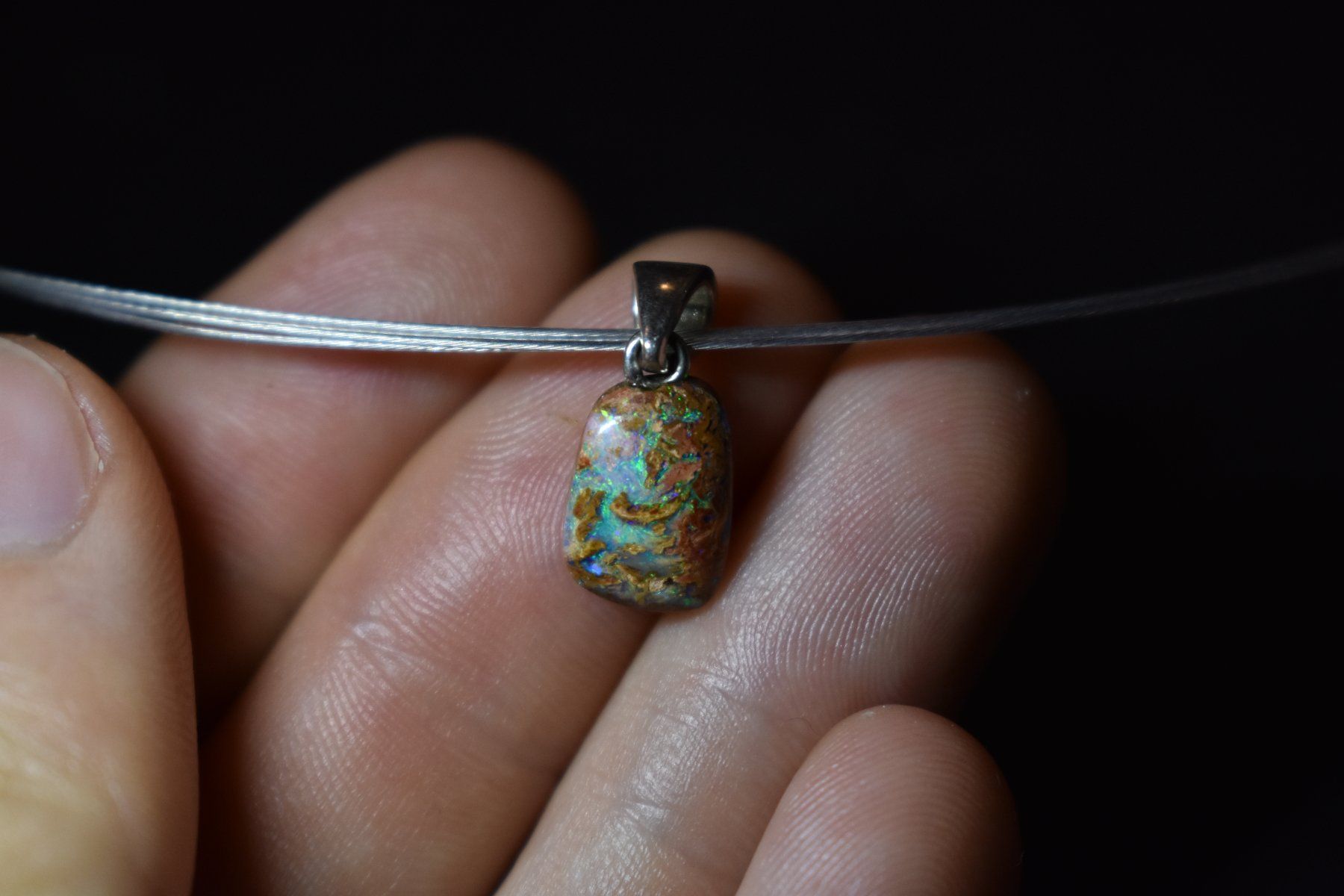 Pierres précieuses: Australischer Boulder Opal – Neuf avec emballage d'origine à Aarwangen par kay_f7f5 1