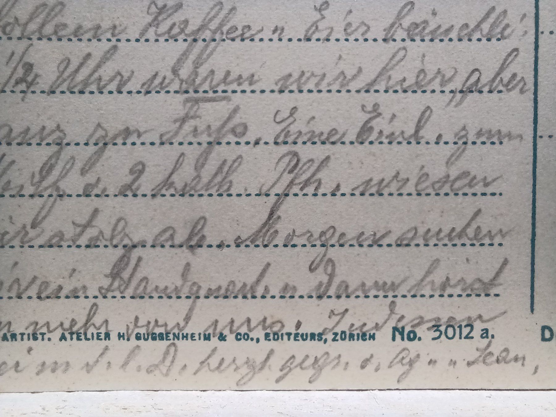 Cartoline postali: No. 3012 a, Grimsel-Strasse, Nägelisgrätli, 1908 – Usato da Aarau Rohr venduto da mgvw 4
