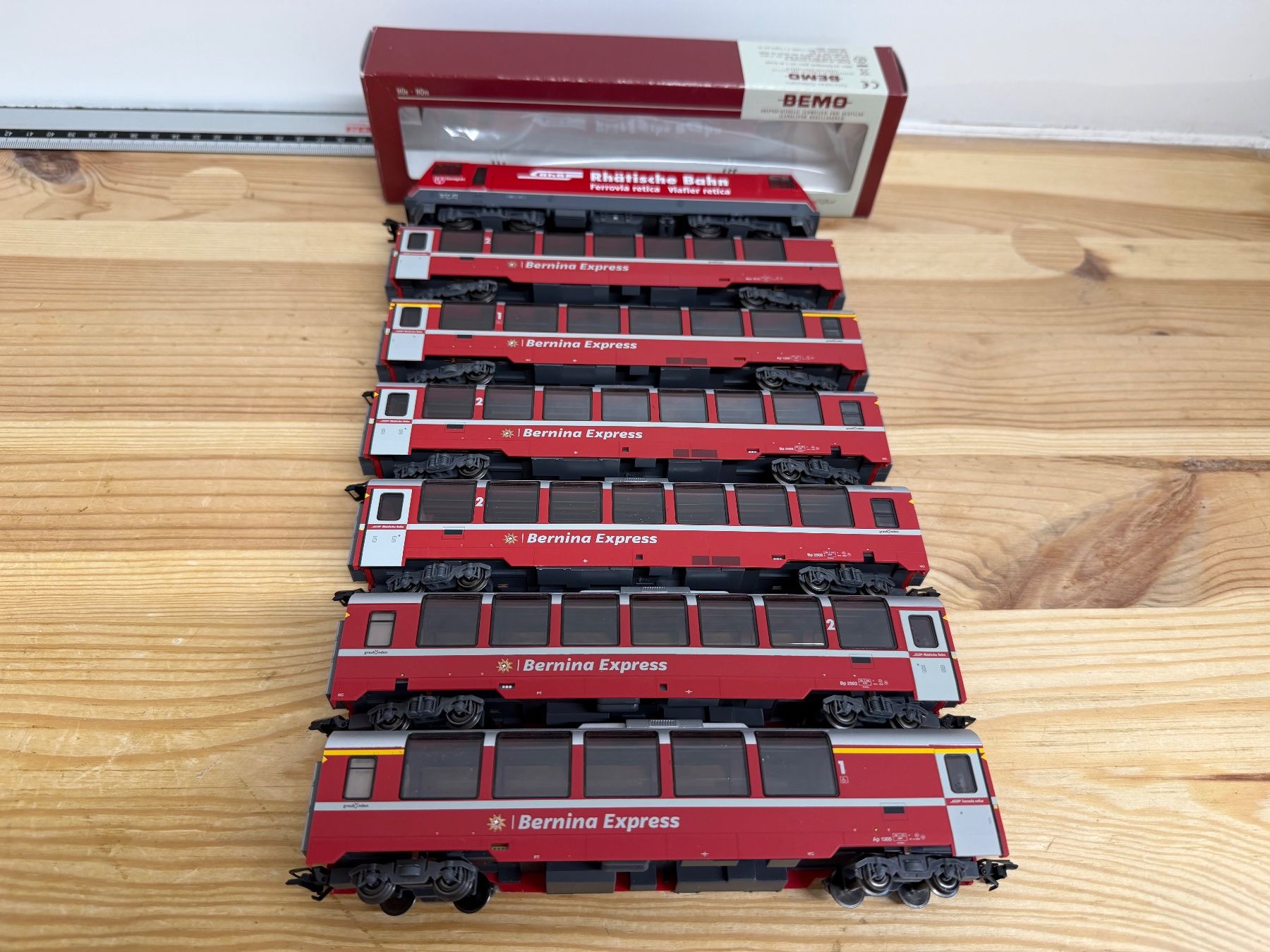 Bemo Modellini di ferrovie: Bemo KomplettZug Digital Bernina Express – Usato da Büsserach venduto da ModellbahnDepot
