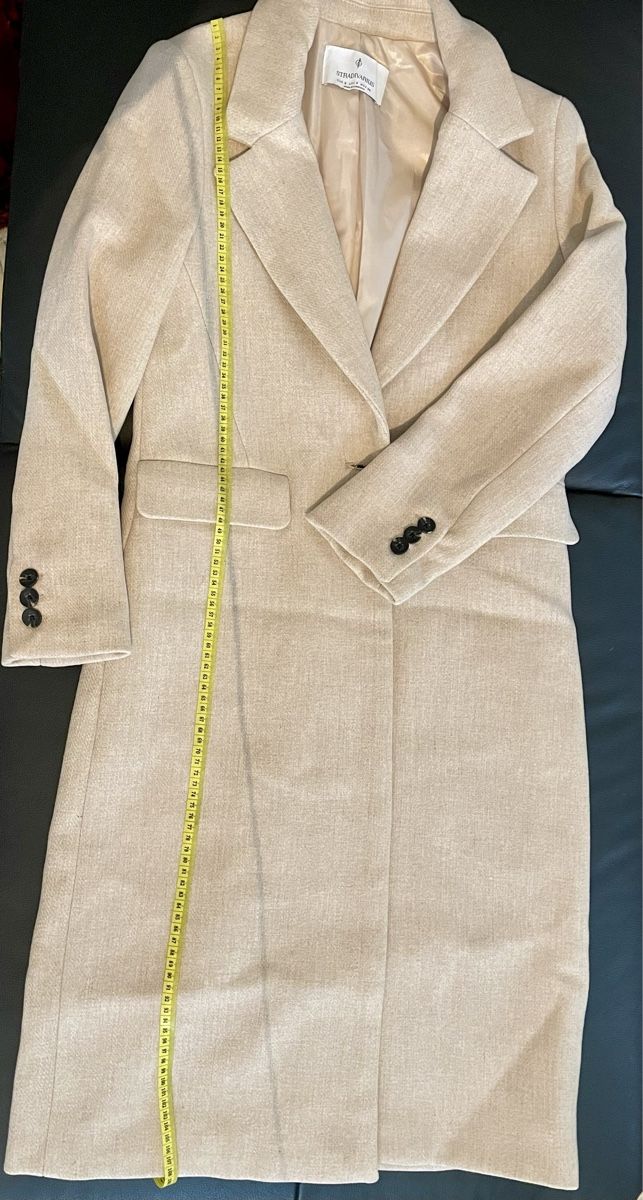 Stradivarius Cappotti: Beige Mantel Stradivarius Grösse S Herbst Winter – Nuovo (secondo la descrizione) da Zürich venduto da MarciaBraz 5