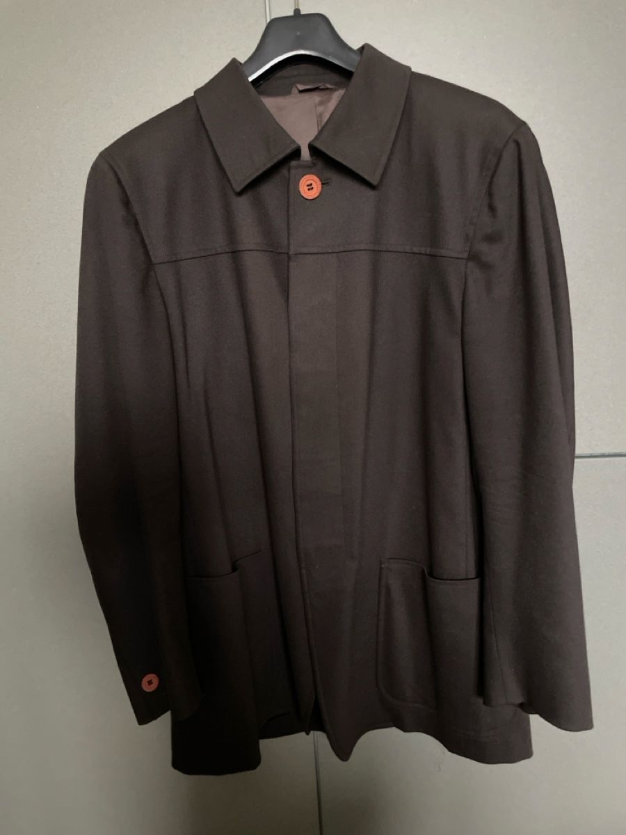Versace Cappotti: Versace Classic V2 Brown Wool Cashmere Jacket - Size 50 – Usato da Egg b. Zürich venduto da Player1pl1 2