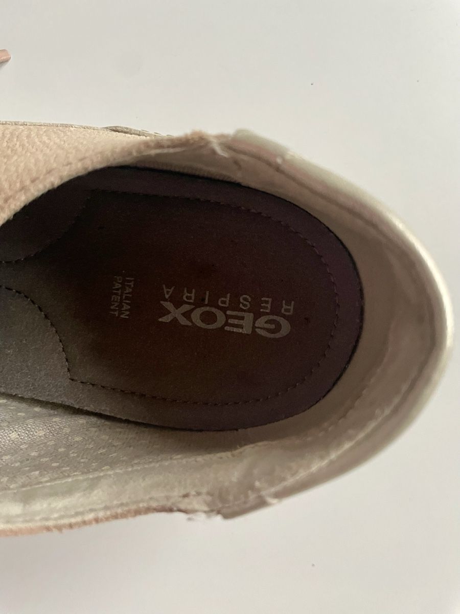 Geox Damenschuhe: GEOX Sneaker Gr. 39 beige/lachs/silber – Gebraucht aus Gockhausen von AnneT07 5