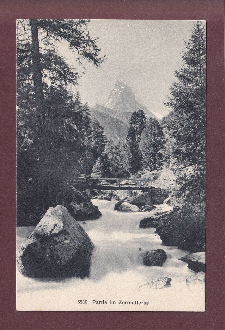 Cartoline postali: Partie im Zermattertal - MATTERHORN – Usato da Pully venduto da nicecards