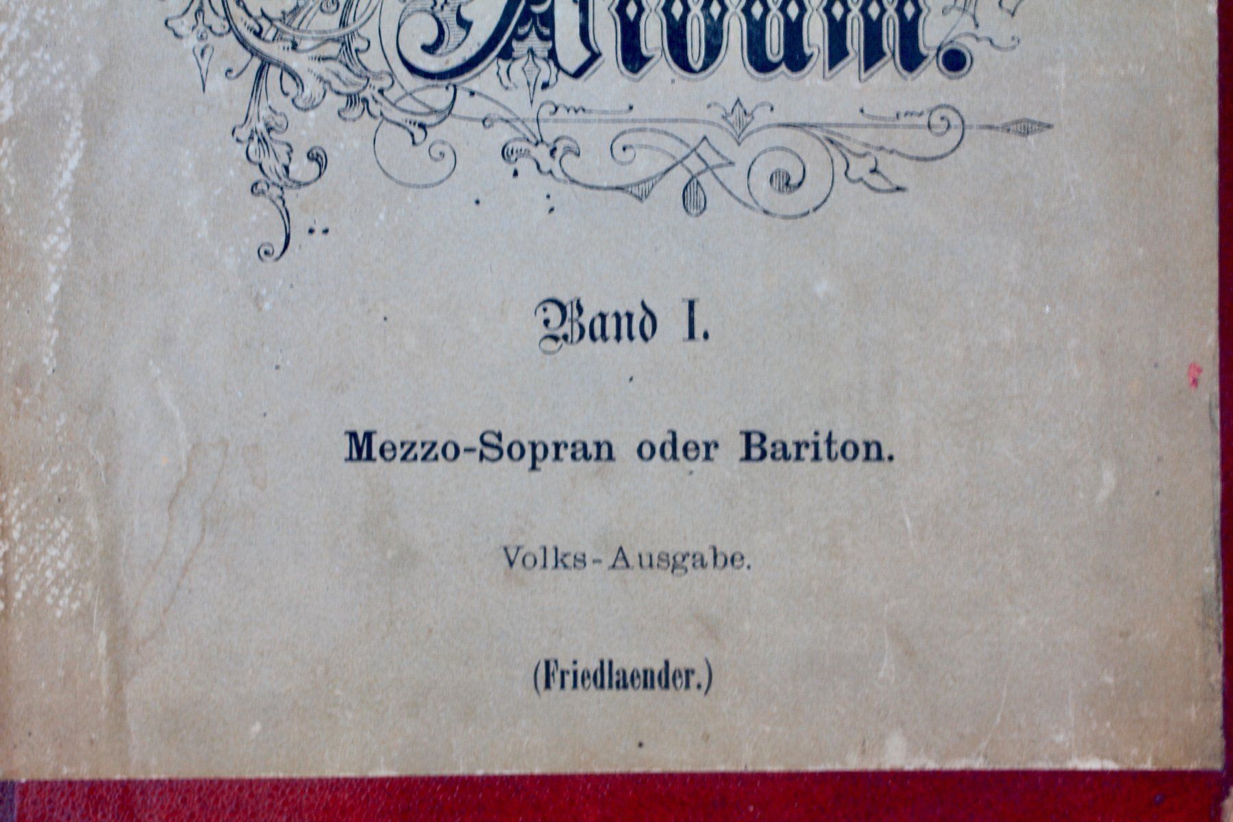 Album: Antikes Schubert Noten Album – Usato da Altstätten SG venduto da alpalfa 5