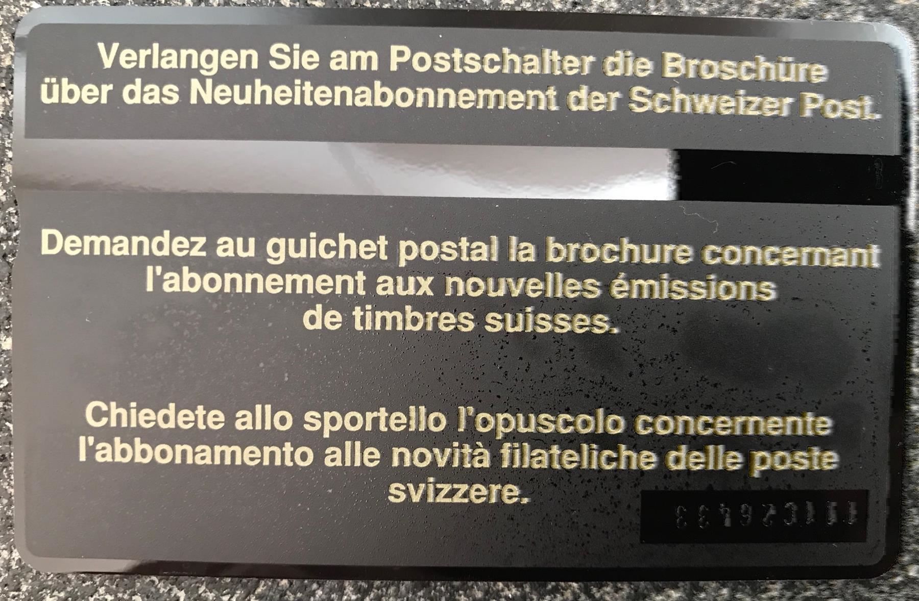 Alle Briefmarken: PTT Schweizer Briefmarken lila CHF 10.- – Neu und originalverpackt aus Rotkreuz von Parcore 2