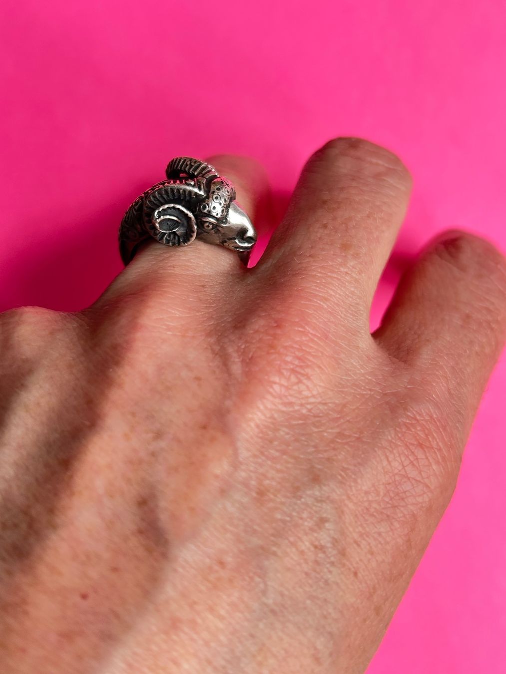 Sonstiger Schmuck: Armreif mit Widderköpfen, plus Widder-Ring (51) – Gebraucht aus Laufen von Bellebellezza 9