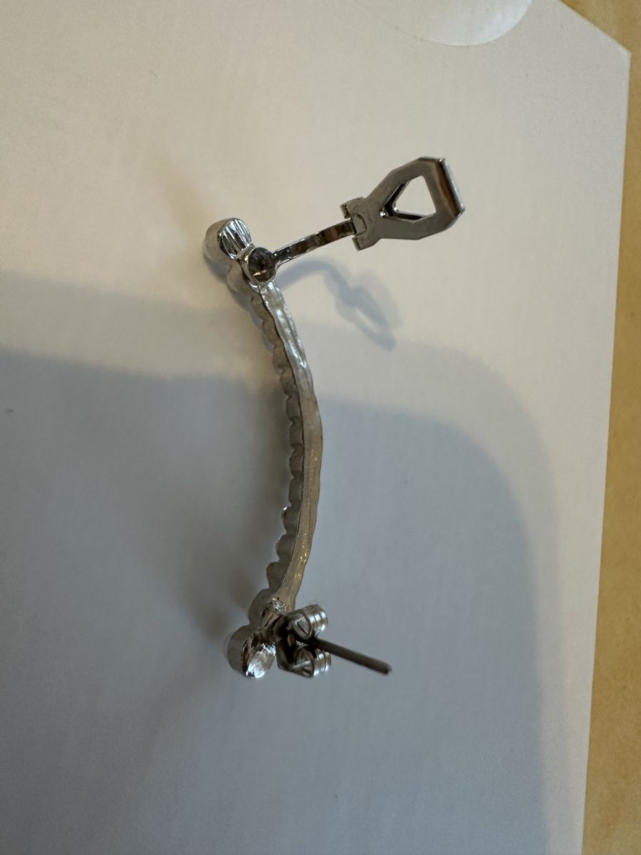 Orecchini pendenti & Orecchini a lobo: Modeschmuck Ohrklemme mit Perlen und Strass – Nuovo (secondo la descrizione) da Wetzikon ZH venduto da oez_fl2f 2