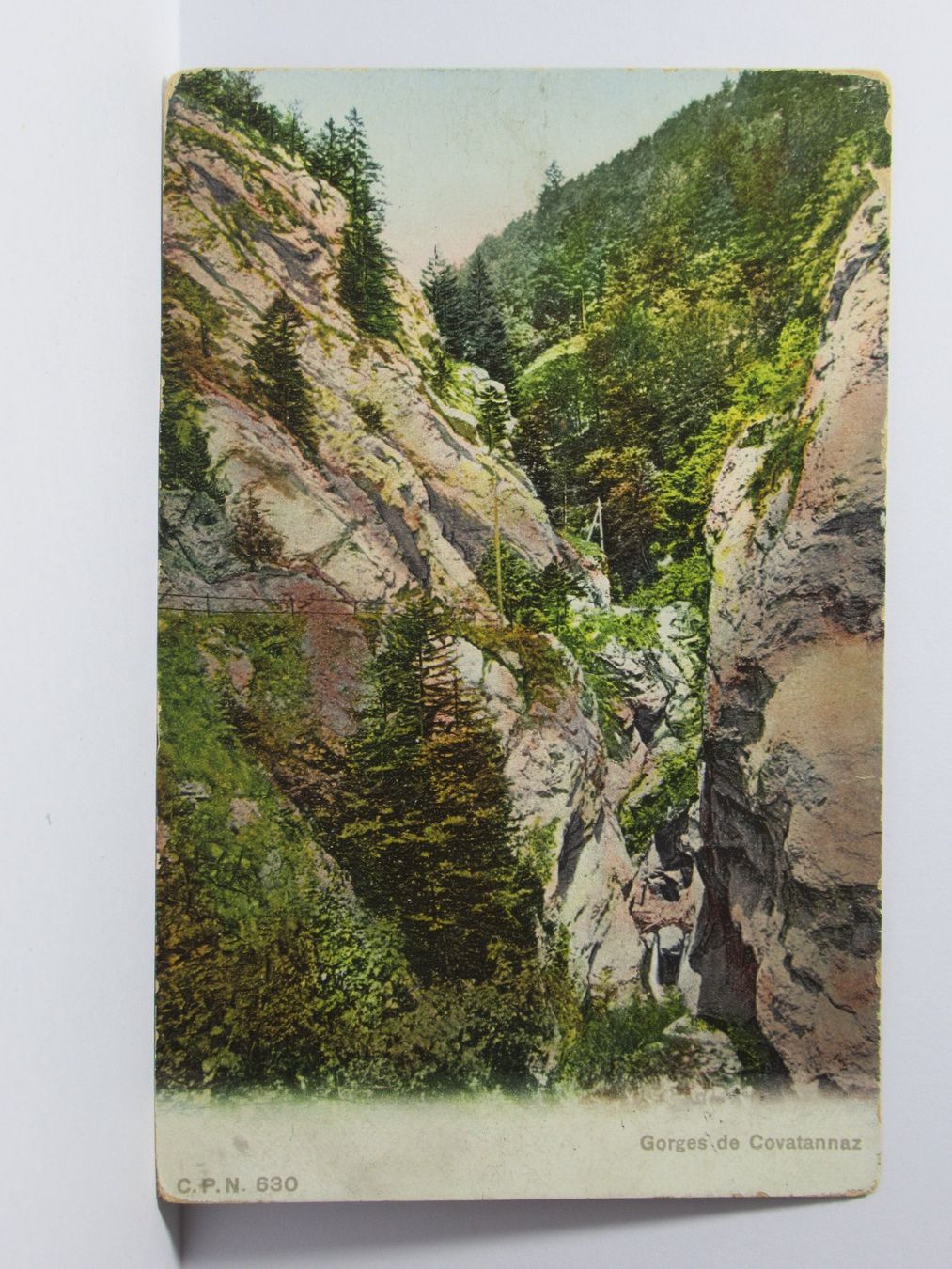 Cartes postales: Gorges de Covatannaz – D'occasion à Grenchen par Bluemchen1900