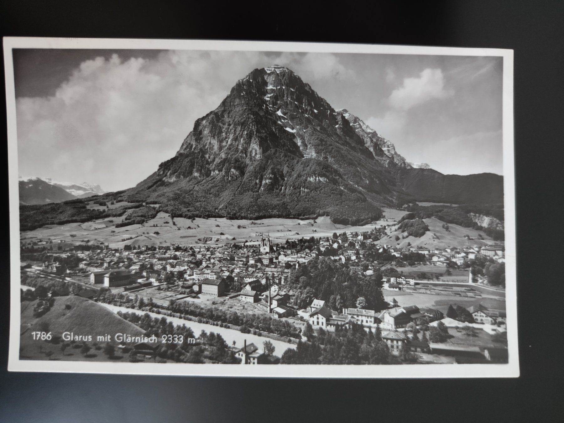 Cartoline postali: Alte Ansichtskarte Glarus mit Glärnisch,Top Zustand! – Usato da Ohmstal venduto da Lebensfreude05