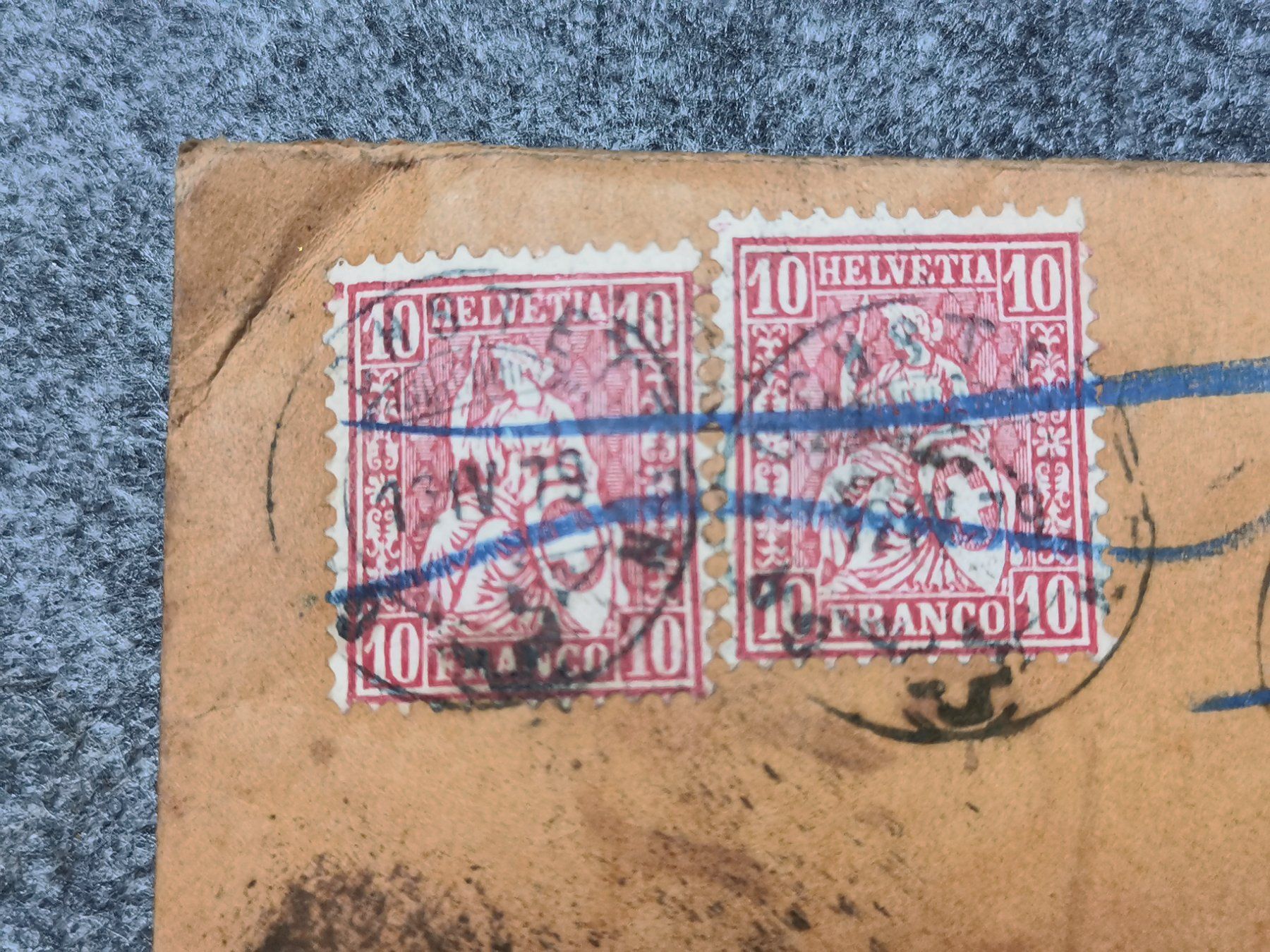 Tutti i francobolli: Lot: 2 Briefe mit Marken 1870 / 1880 – Usato da Hohenrain venduto da mr10 2