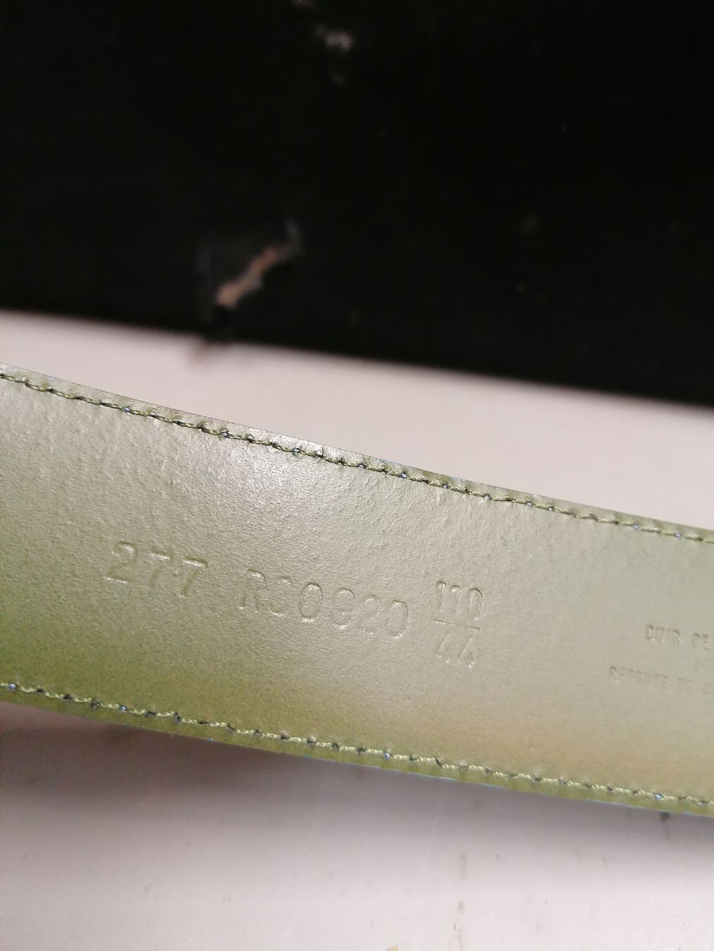 Gürtel: CEINTURE LACOSTE 110/44 – Gebraucht aus Genève von Leboucheoreilles 4