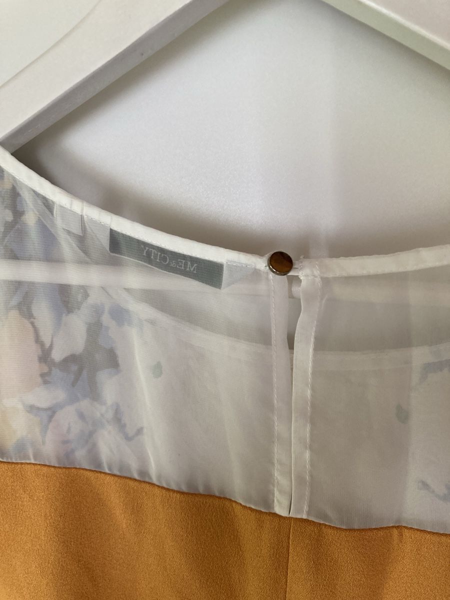 Vestiti: Kleid in senfgelb/blumig gemustert 165 – Usato da Uesslingen venduto da manu-ela41 1