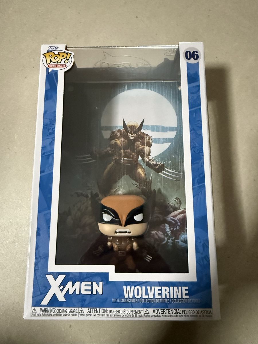 Funko Statuette: Funko Pop Comic Cover - Wolverine - Marvel - Nr. 06 – Nuovo e nell'imballaggio originale da Coldrerio venduto da Crivelli