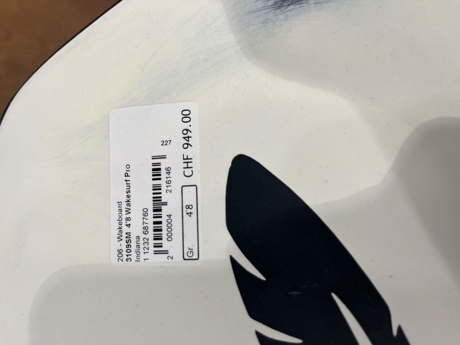 Indiana Tavole da surf e di nuoto: Indiana, Wakesurfboard Pro 4`8 – Nuovo e nell'imballaggio originale da Hinwil venduto da Sport-trend-shop 2