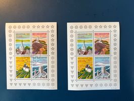 Helvetia, 1987, 200 J. T., je 1 Bl, gest. und ung., FW. 3.60