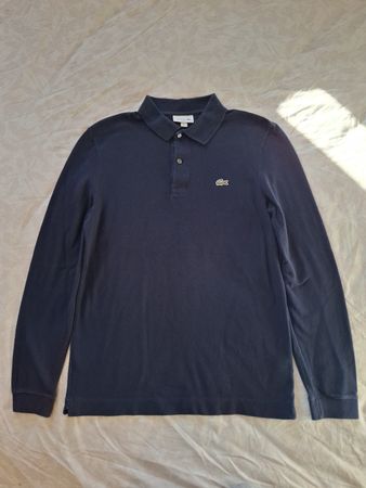 Polo Lacoste Slim Fit Manches Longue Taille L 