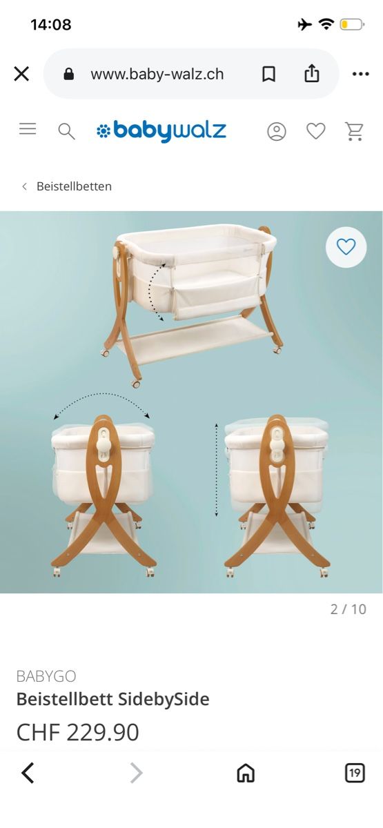 Lits: Beistellbett SidebySide – D'occasion à Meggen par pes_zv87 1