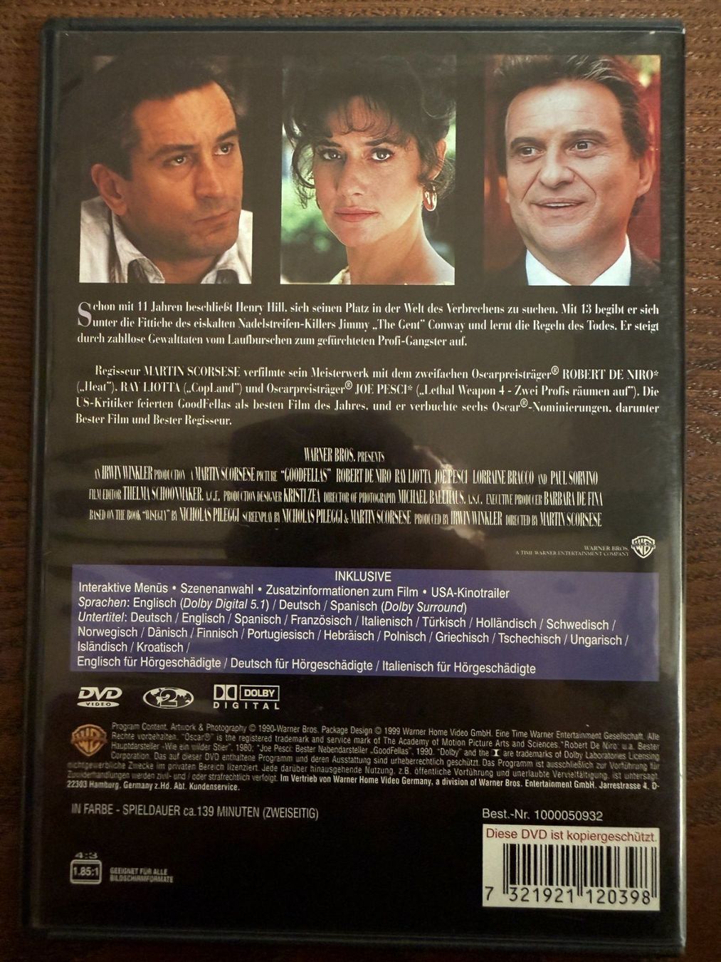 Tutti i DVDs: Goodfellas – Usato da Zürich venduto da FilmFreunde 1